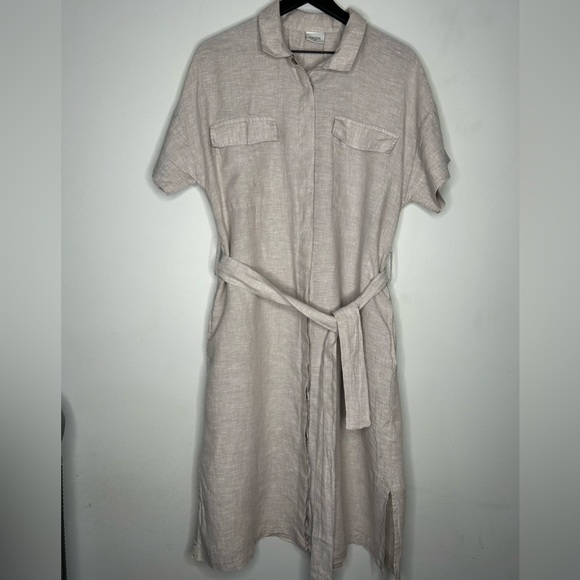 MILOOK Women’s Tina Dress  Size M 100% Linen. - Picture 7 of 17